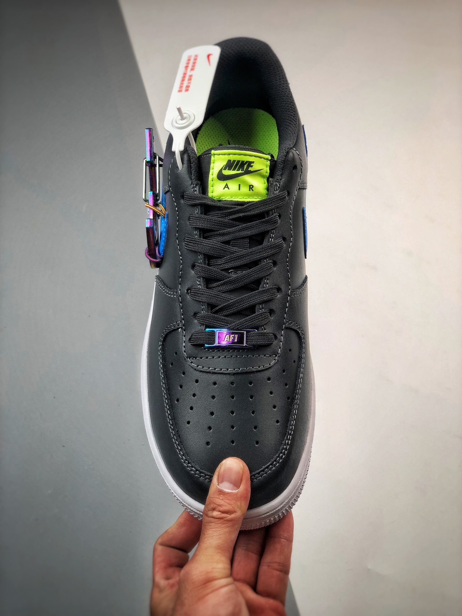 Nike Air Force 1 Low ‘Carabiner Swoosh’ Dark Smoke Grey/Photo For Sale