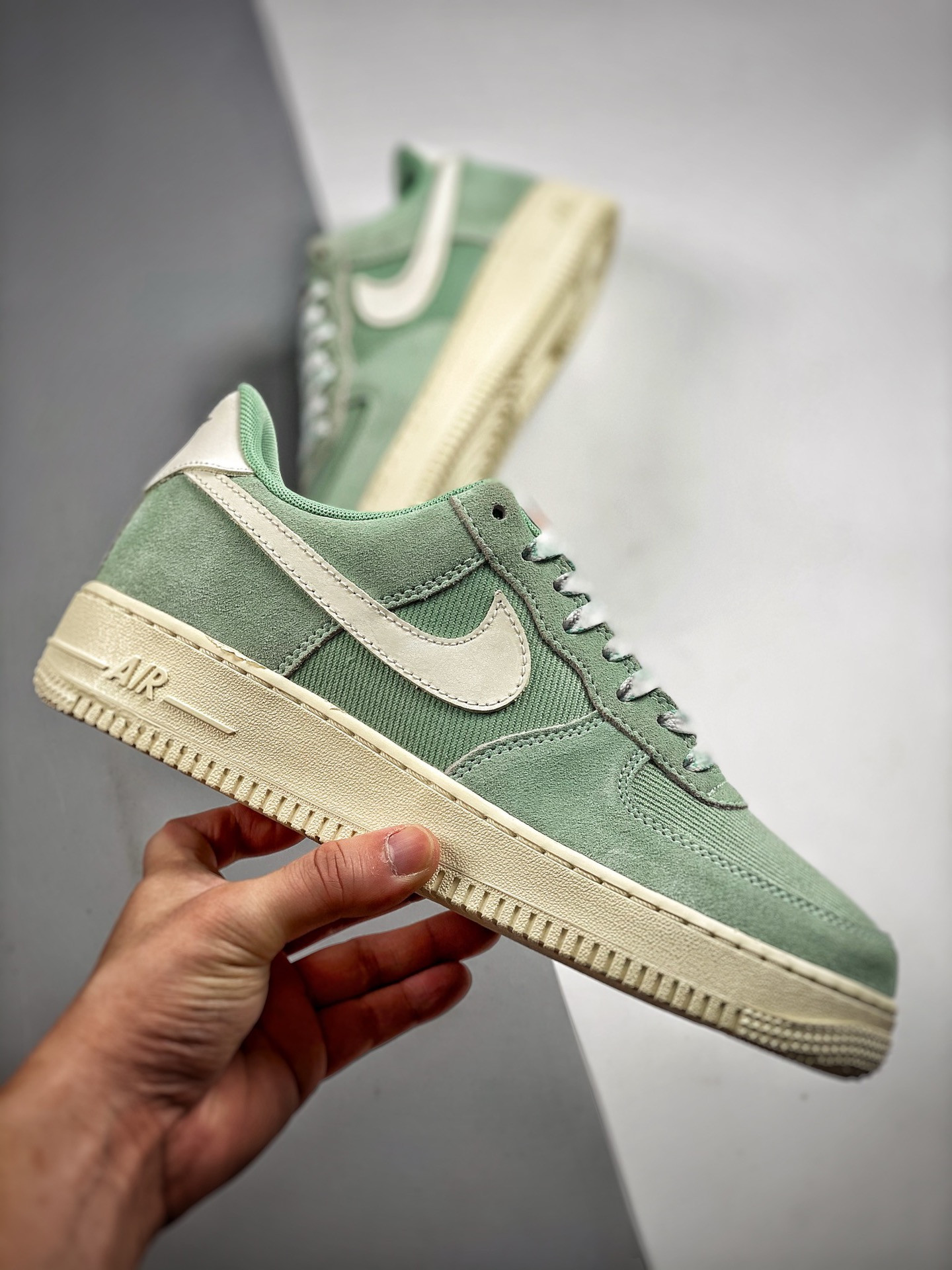 Nike Air Force 1 Low ‘Certified Fresh’ Enamel Green/Sail For Sale
