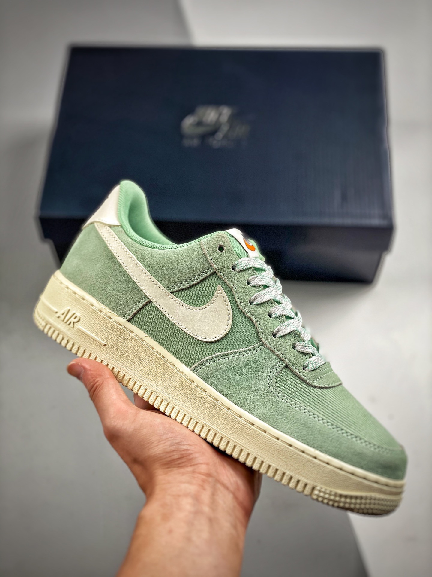 Nike Air Force 1 Low ‘Certified Fresh’ Enamel Green/Sail For Sale