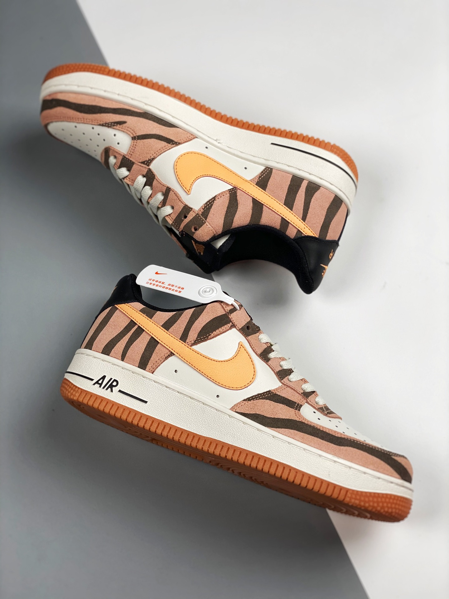 Nike Air Force 1 Low ‘Daktari’ Coconut Milk/Atomic Orange-Fuel Orange For Sale