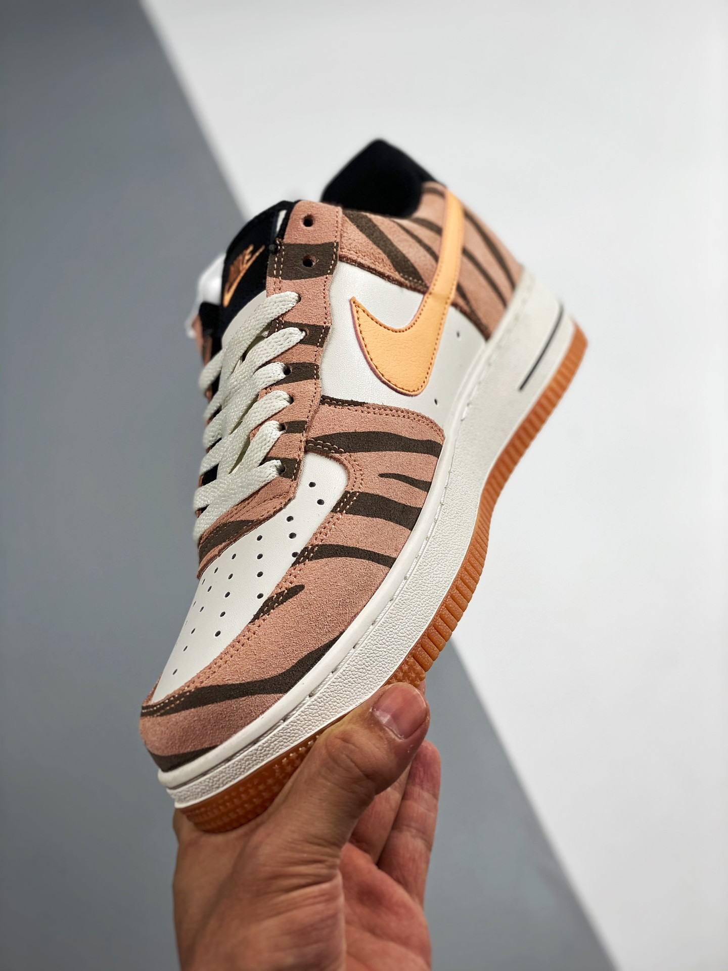 Nike Air Force 1 Low ‘Daktari’ Coconut Milk/Atomic Orange-Fuel Orange For Sale