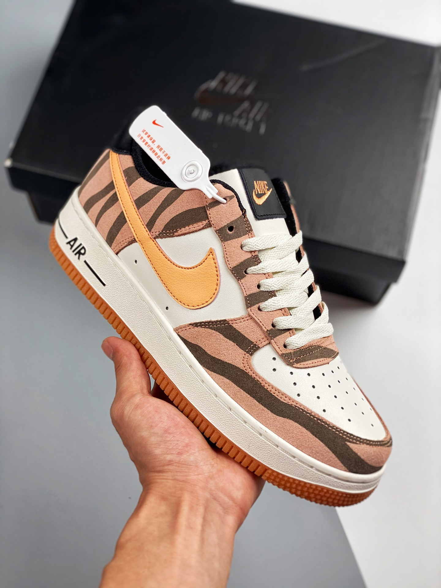 Nike Air Force 1 Low ‘Daktari’ Coconut Milk/Atomic Orange-Fuel Orange For Sale