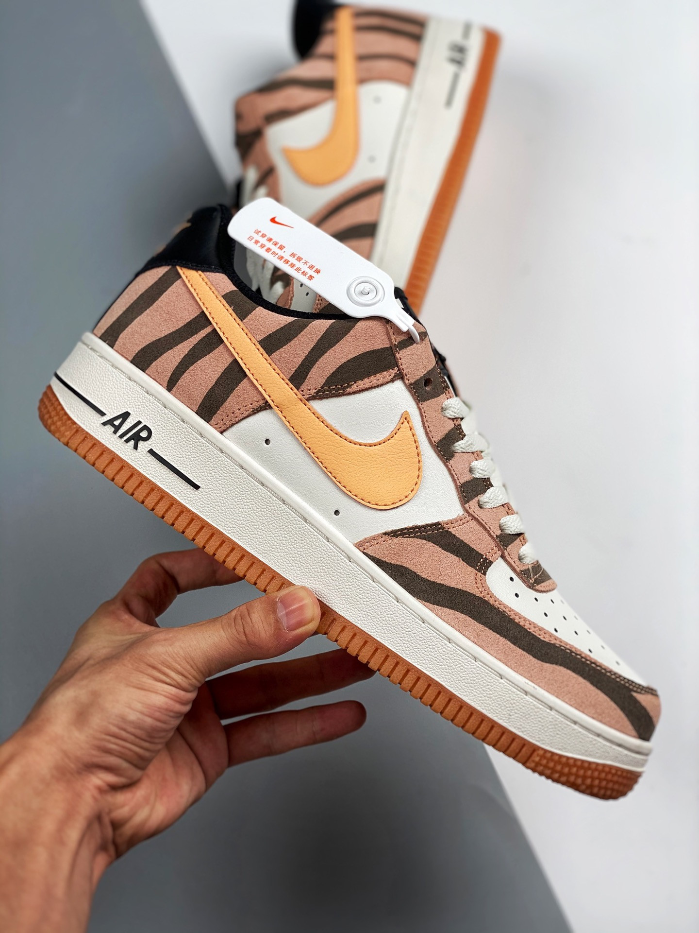 Nike Air Force 1 Low ‘Daktari’ Coconut Milk/Atomic Orange-Fuel Orange For Sale