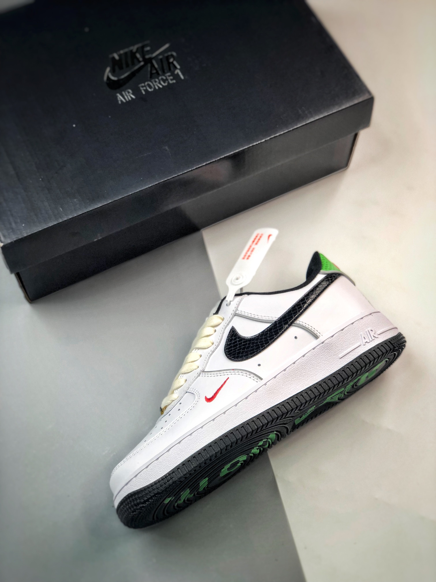 Nike Air Force 1 Low ‘Just Do It’ White Black For Sale