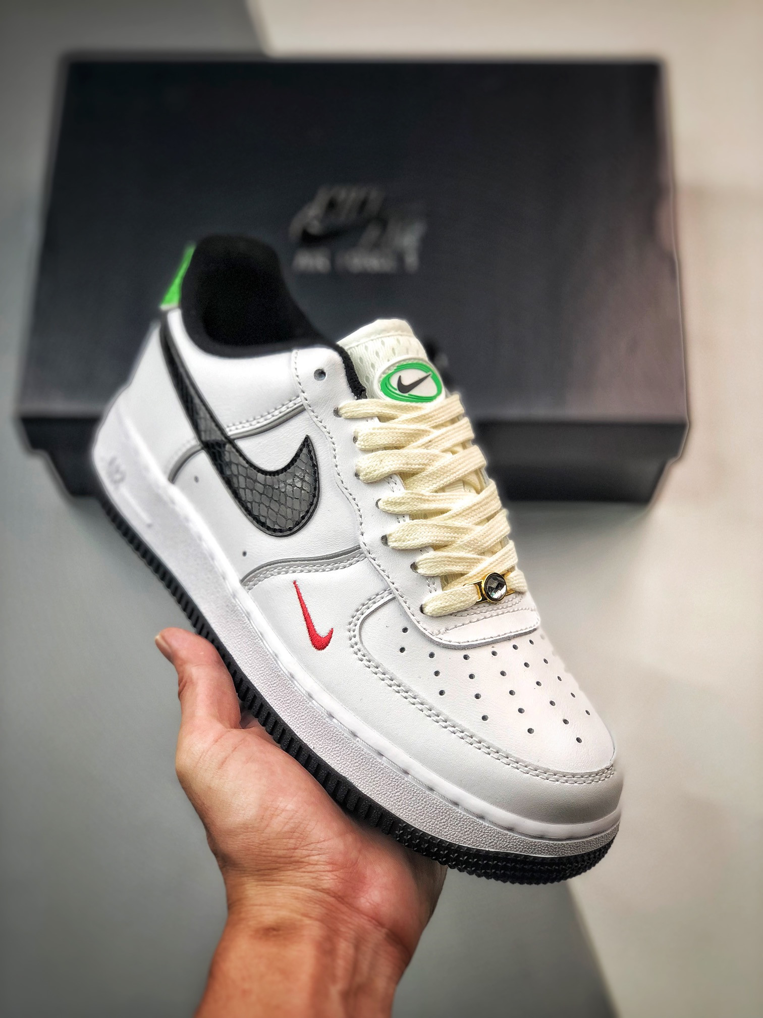Nike Air Force 1 Low ‘Just Do It’ White Black For Sale