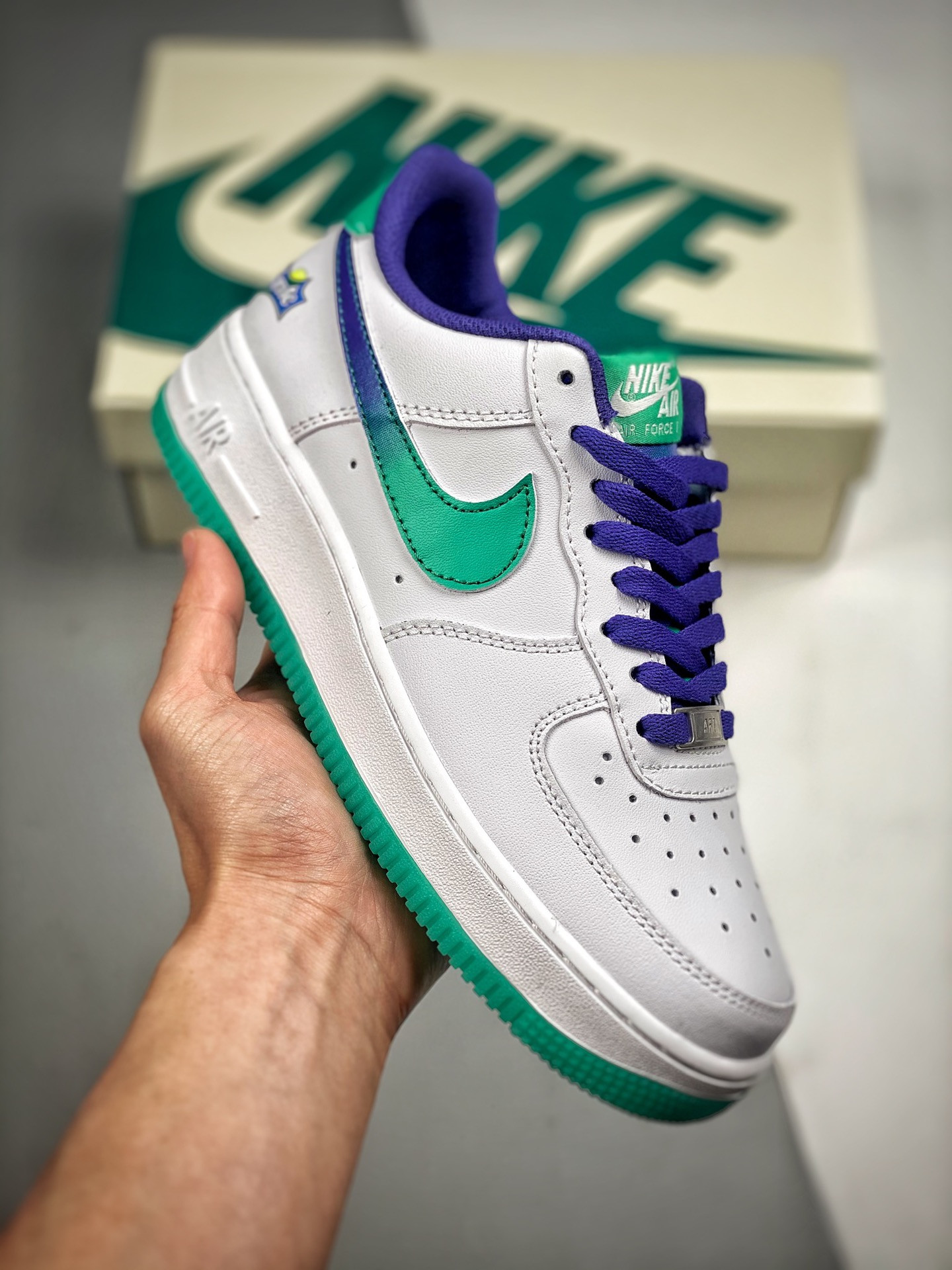 Nike Air Force 1 Low ‘Sprite’ White Green Blue For Sale