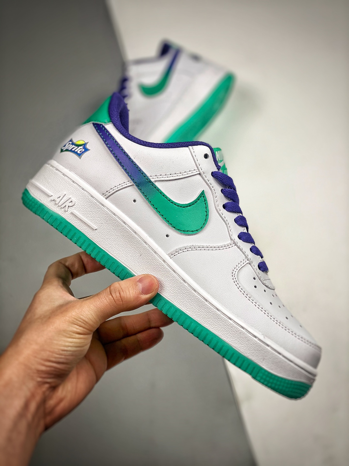 Nike Air Force 1 Low ‘Sprite’ White Green Blue For Sale