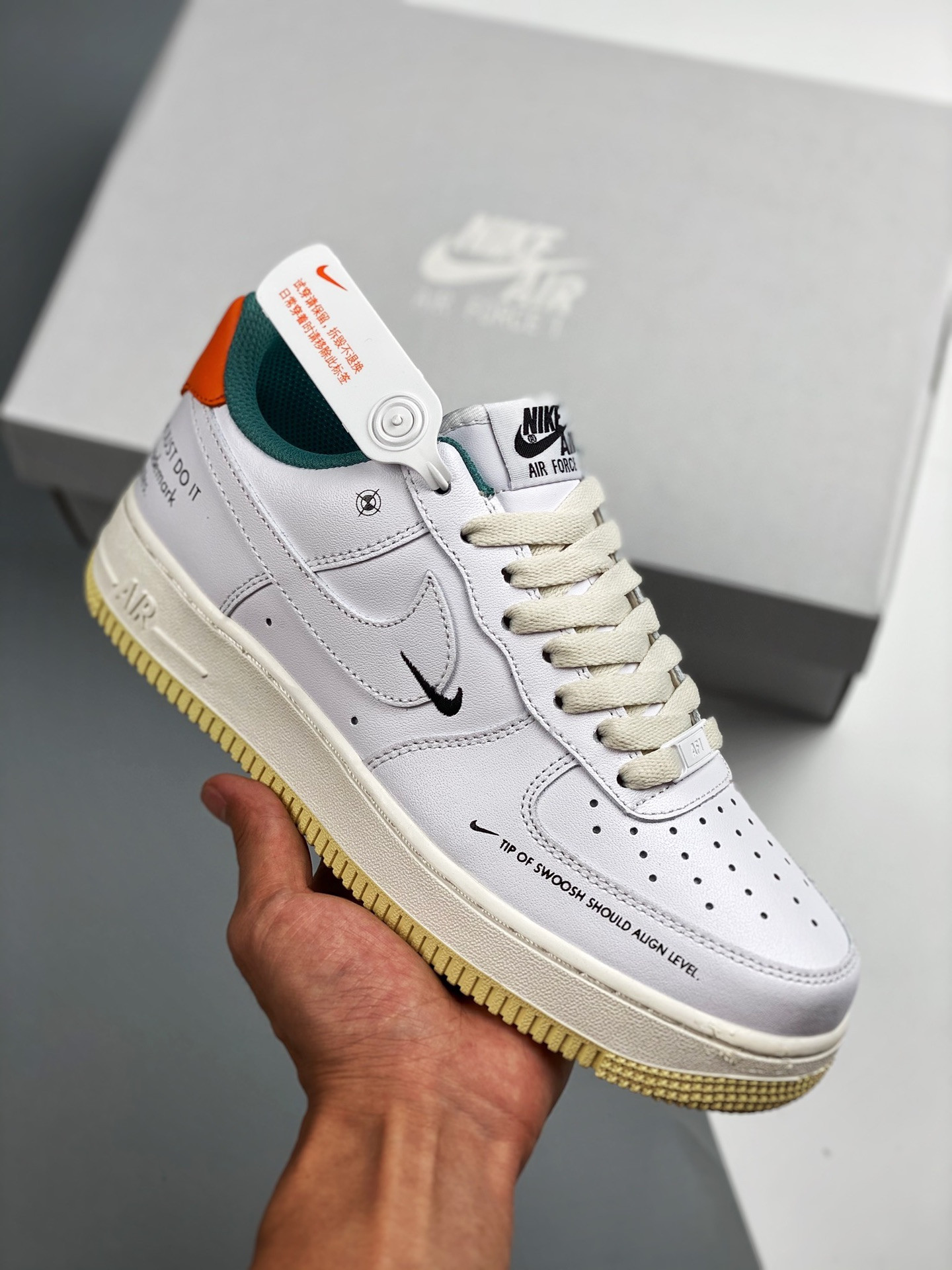 Nike Air Force 1 Low ’07 LE White/Sail/Starfish For Sale