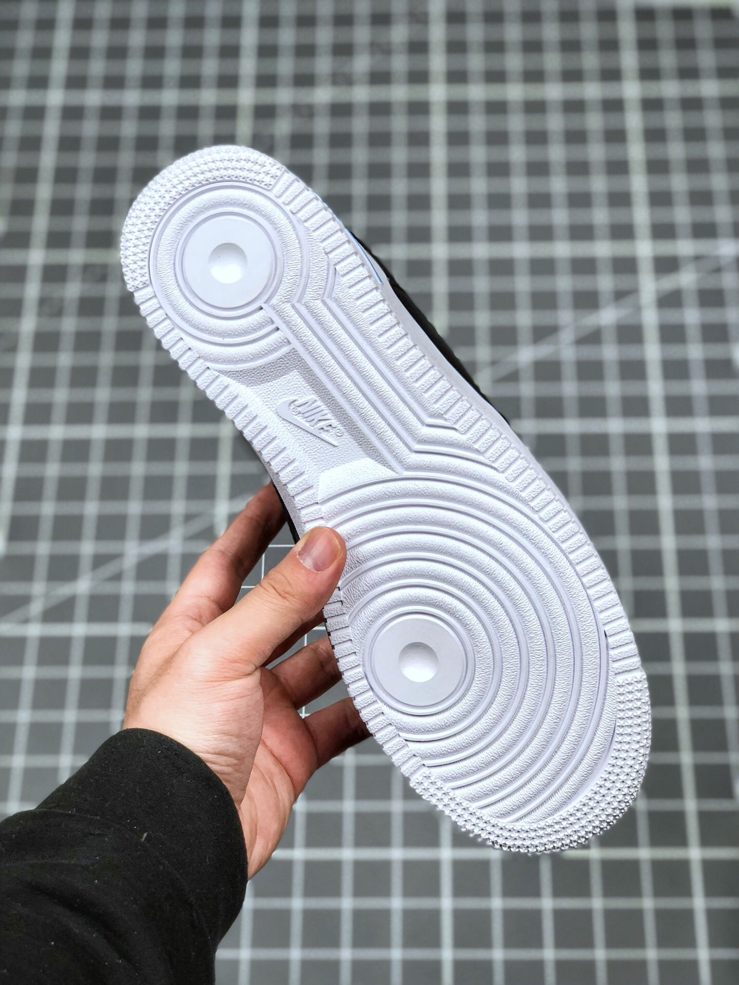 Nike Air Force 1 Low ’07 Lux Black/Light Blue/White 2020 For Sale