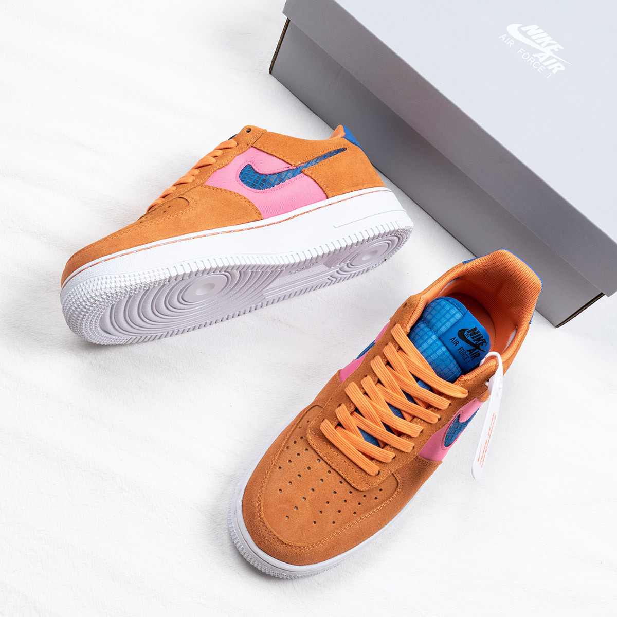 Nike Air Force 1 Low ’07 LV8 “Orange Trance” For Sale