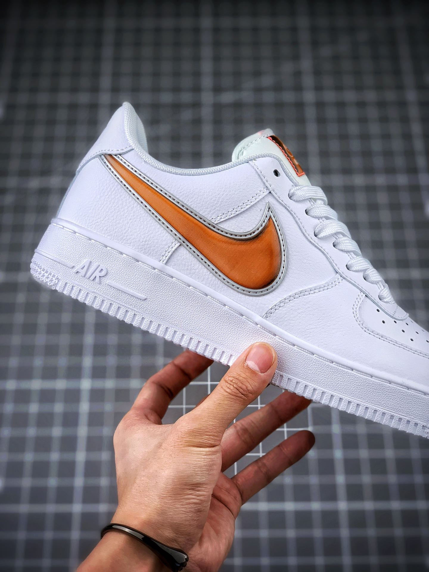 Nike Air Force 1 Low ’07 LV8 3 White/Court Purple-Infrared 23 For Sale