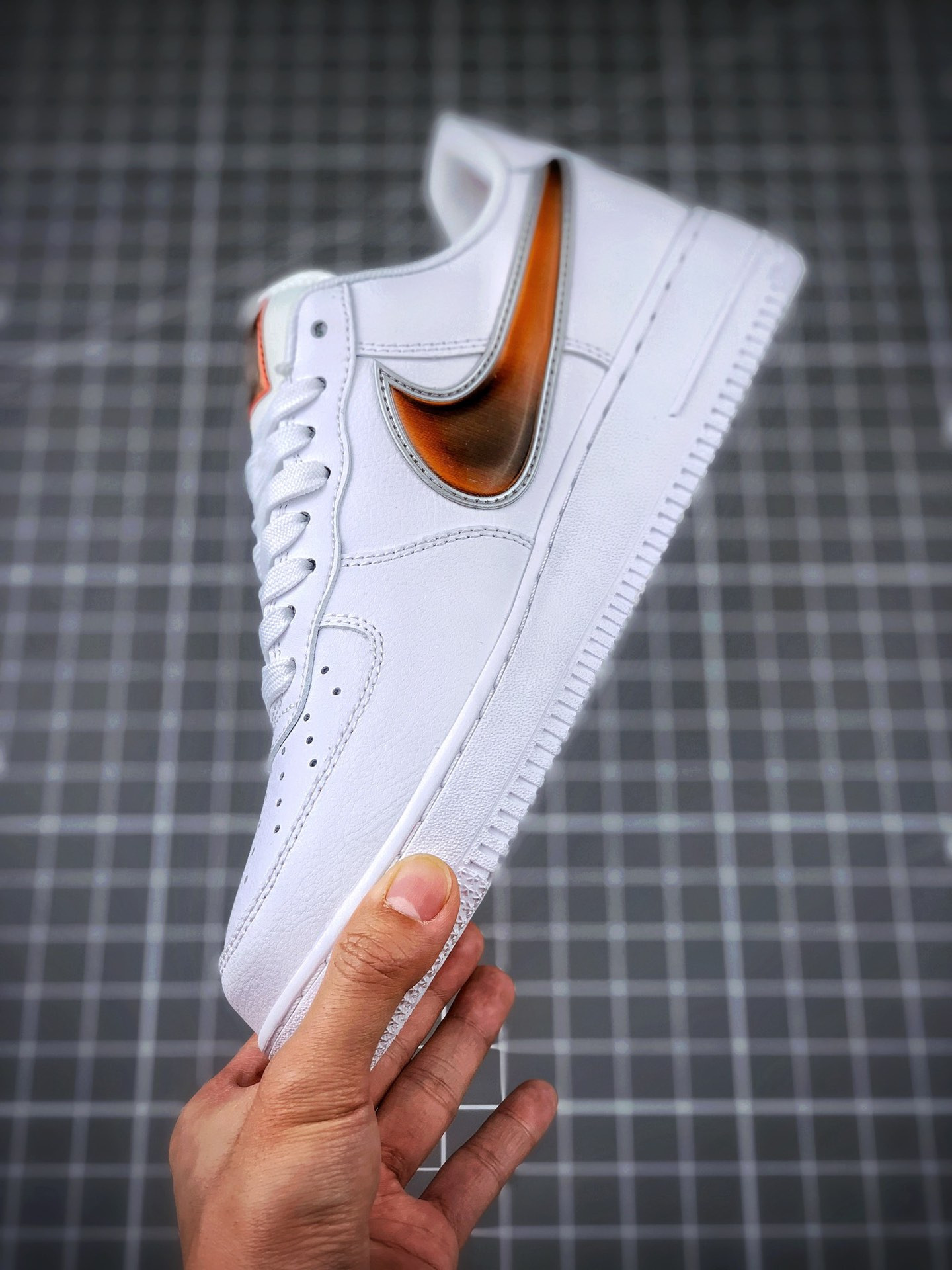 Nike Air Force 1 Low ’07 LV8 3 White/Court Purple-Infrared 23 For Sale