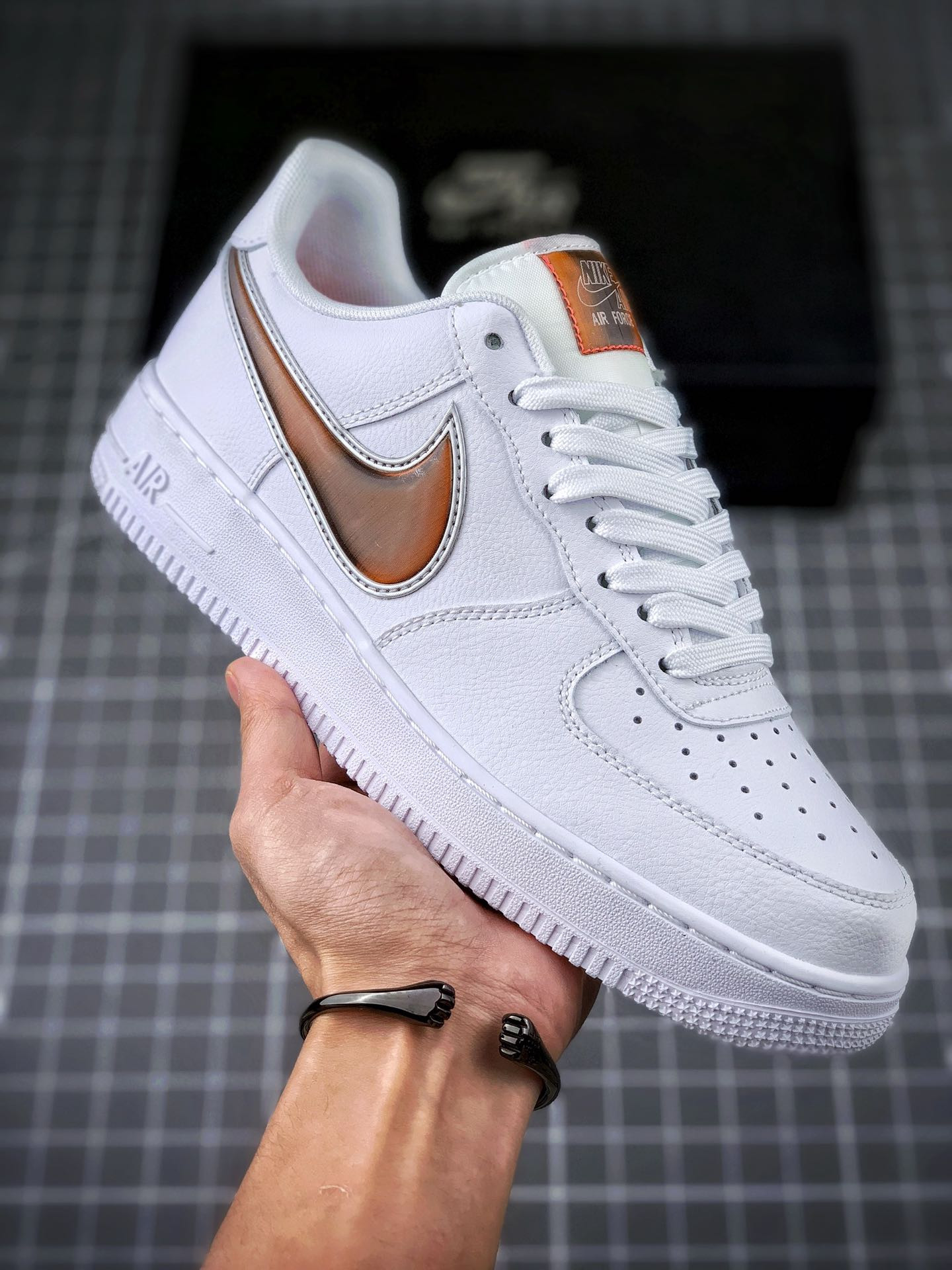 Nike Air Force 1 Low ’07 LV8 3 White/Court Purple-Infrared 23 For Sale