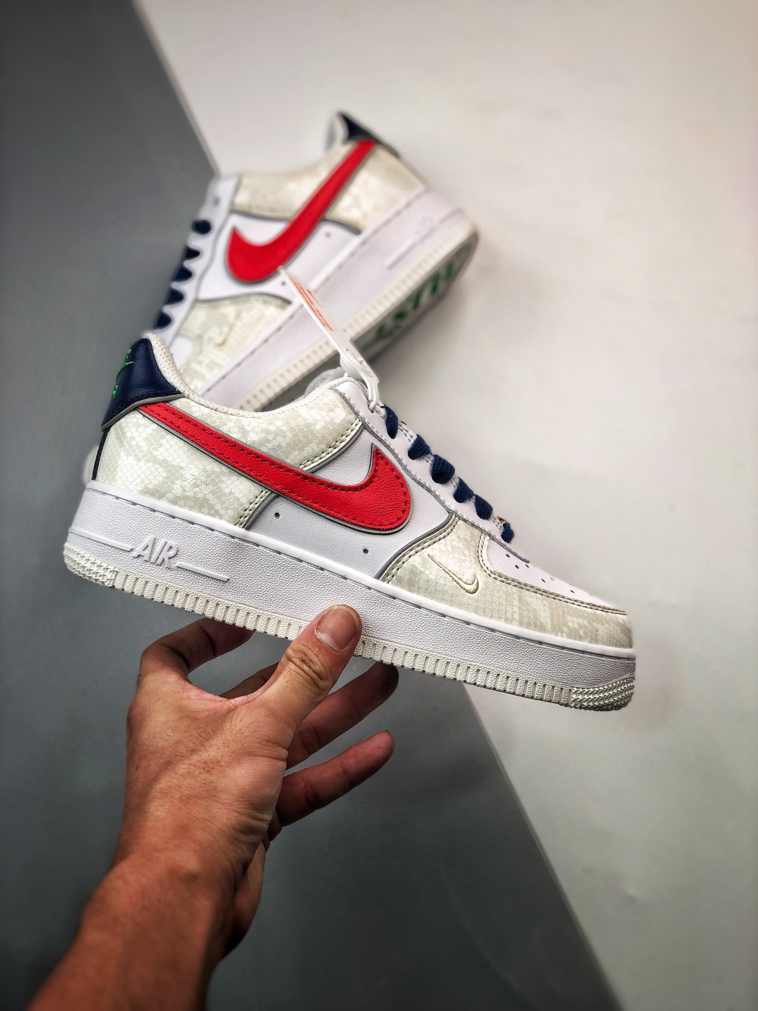 Nike Air Force 1 Low ’07 LX ‘Just Do It’ White/University Red For Sale