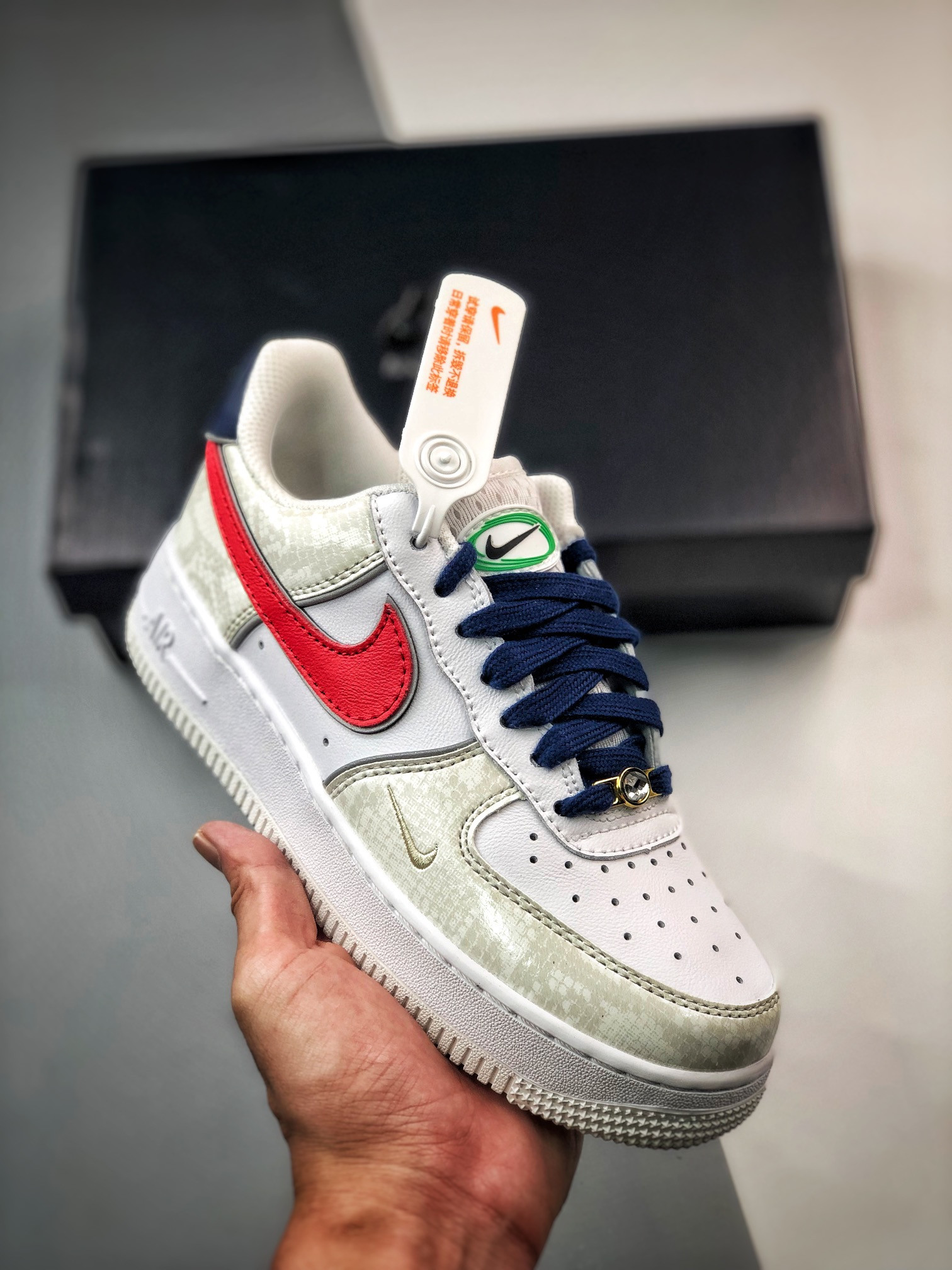 Nike Air Force 1 Low ’07 LX ‘Just Do It’ White/University Red For Sale