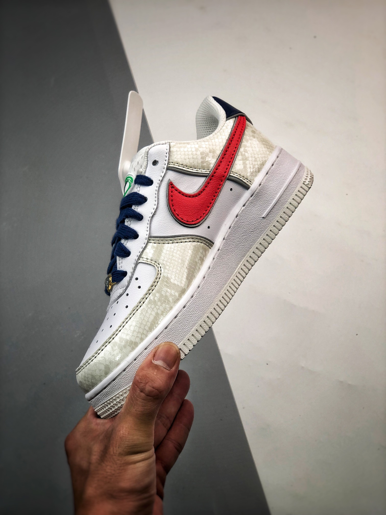 Nike Air Force 1 Low ’07 LX ‘Just Do It’ White/University Red For Sale