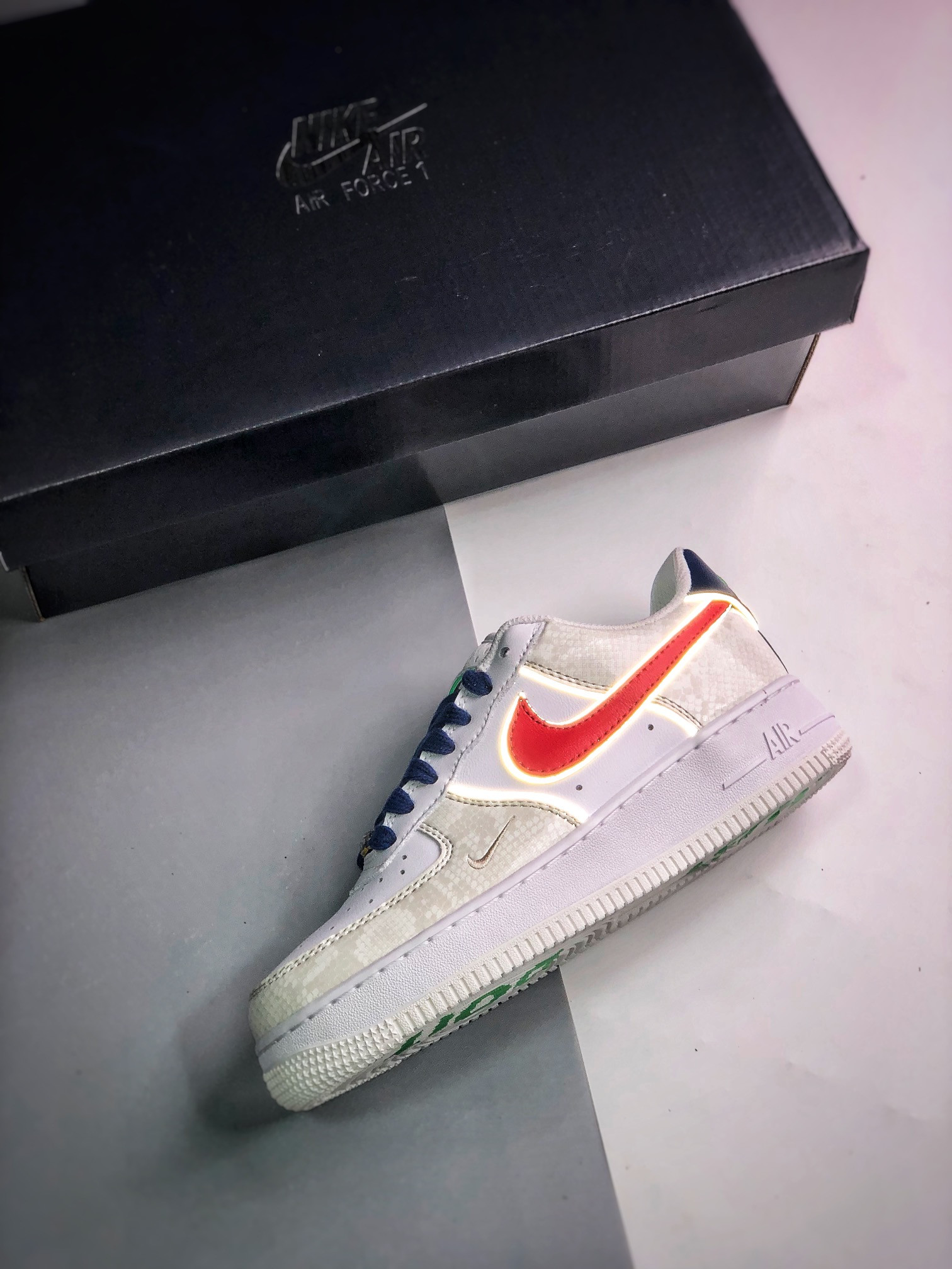 Nike Air Force 1 Low ’07 LX ‘Just Do It’ White/University Red For Sale