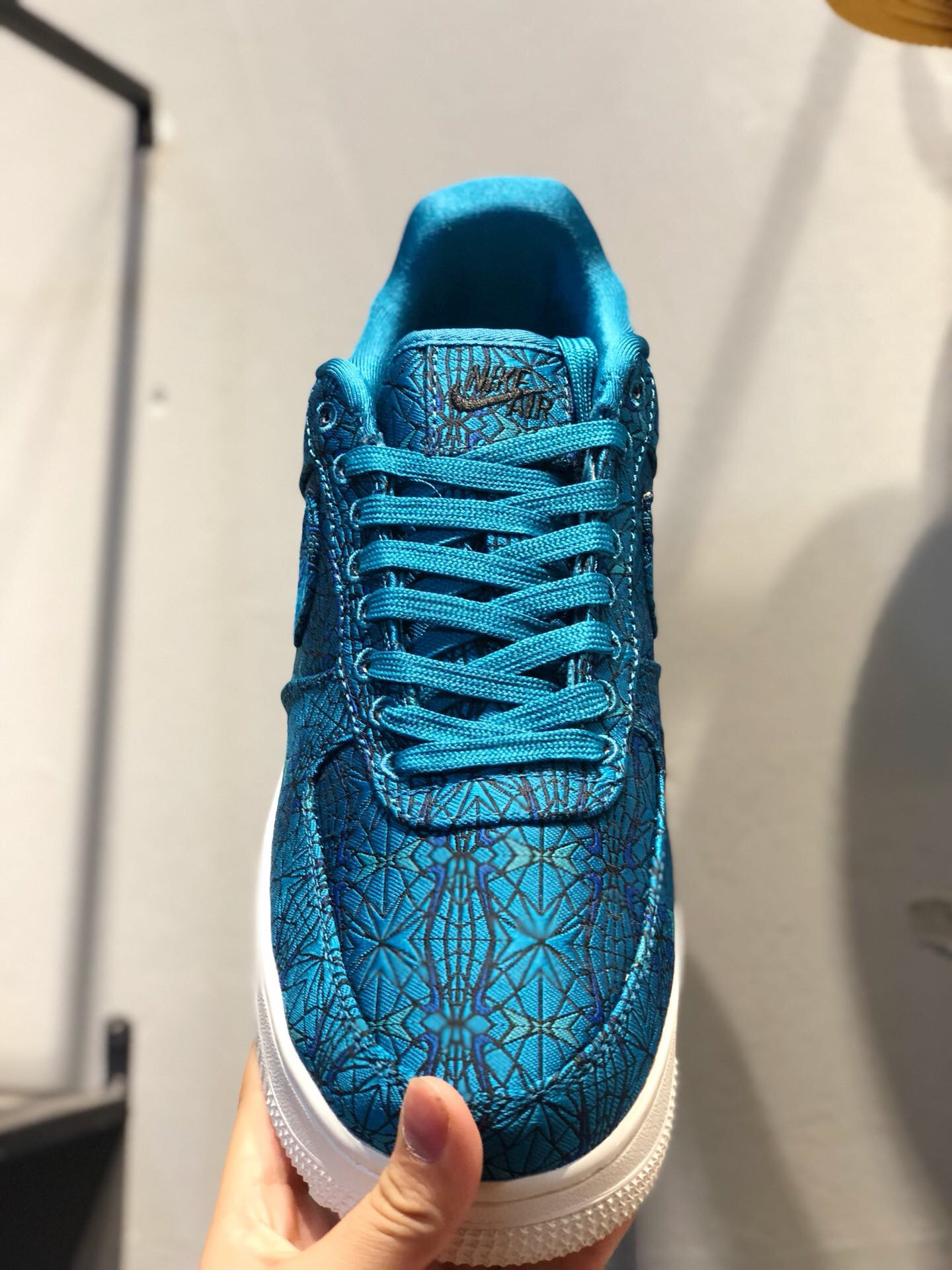 Nike Air Force 1 Low ’07 Premium Green Abyss/Light Blue Fury AT4144-300