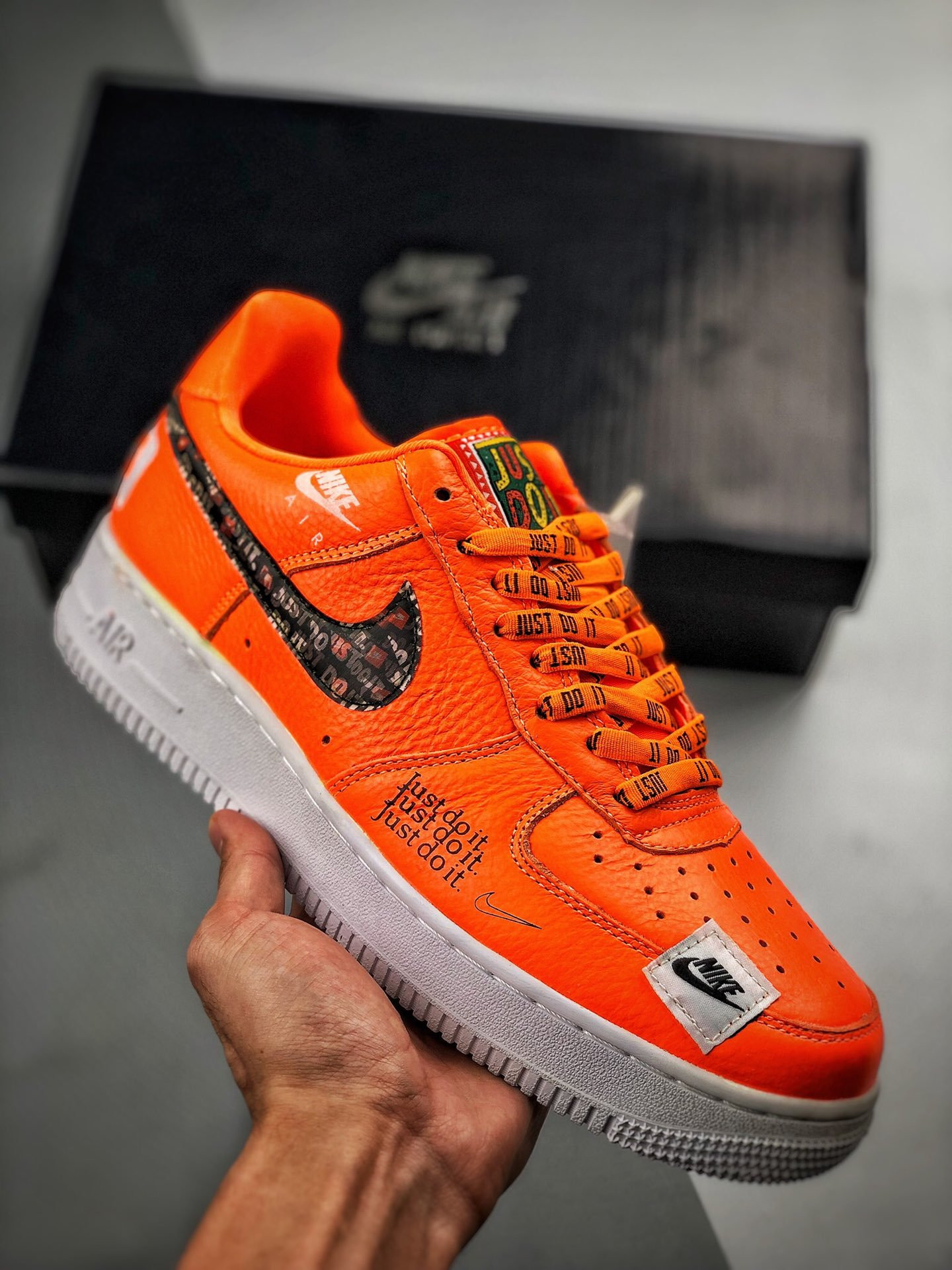 Nike Air Force 1 Low ’07 PRM “Just Do It” Total Orange For Sale