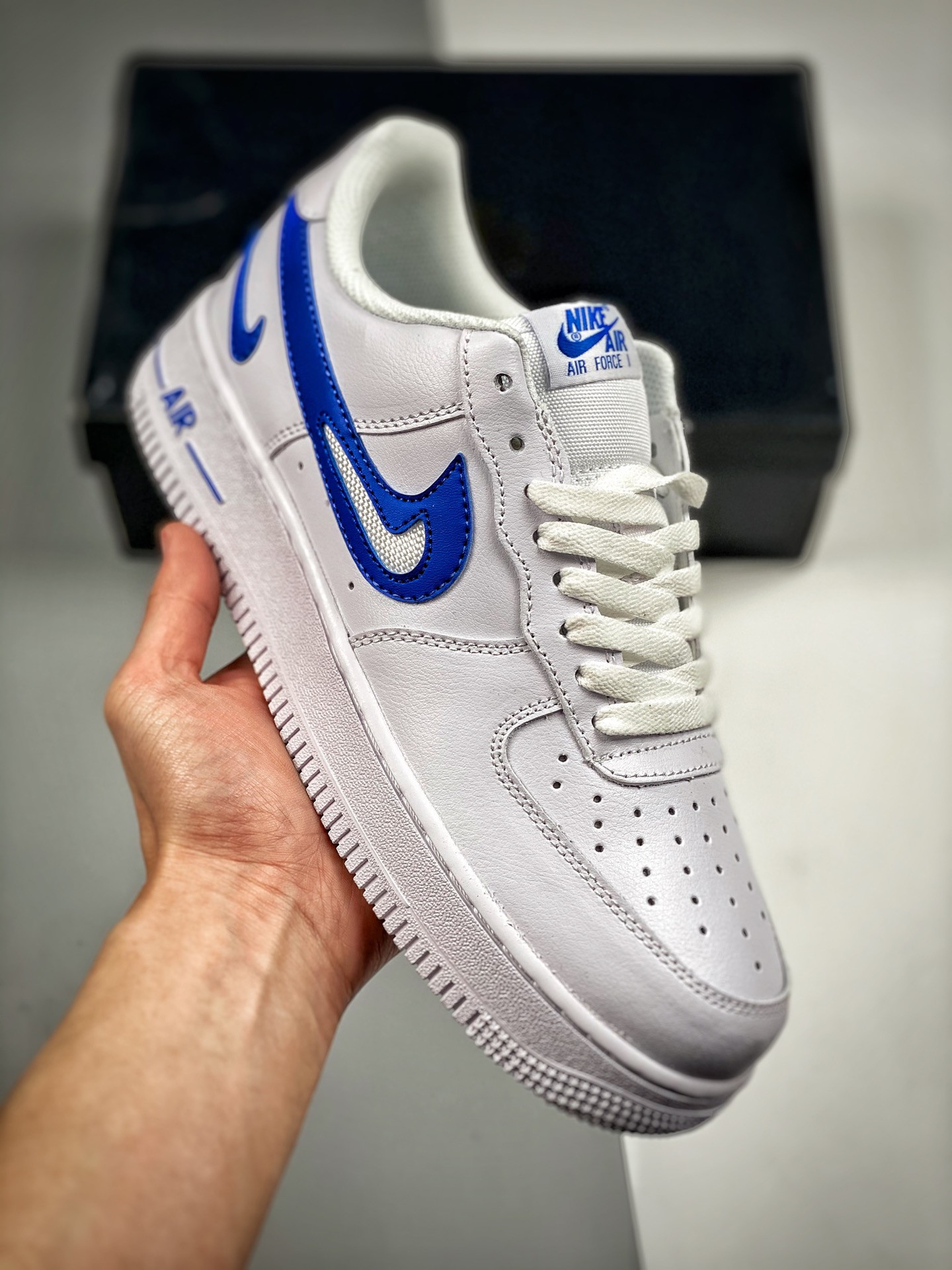 Nike Air Force 1 Low ’07 White/Game Royal For Sale