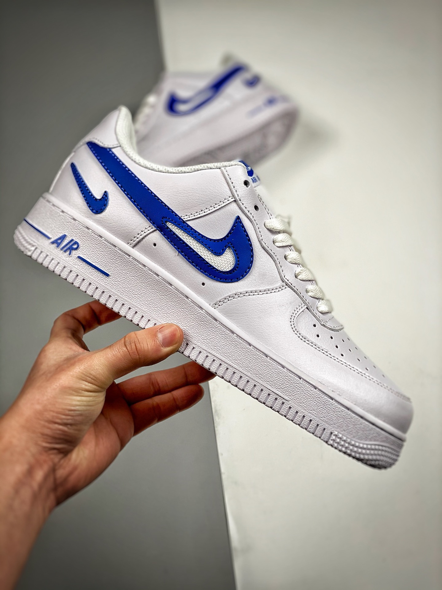 Nike Air Force 1 Low ’07 White/Game Royal For Sale