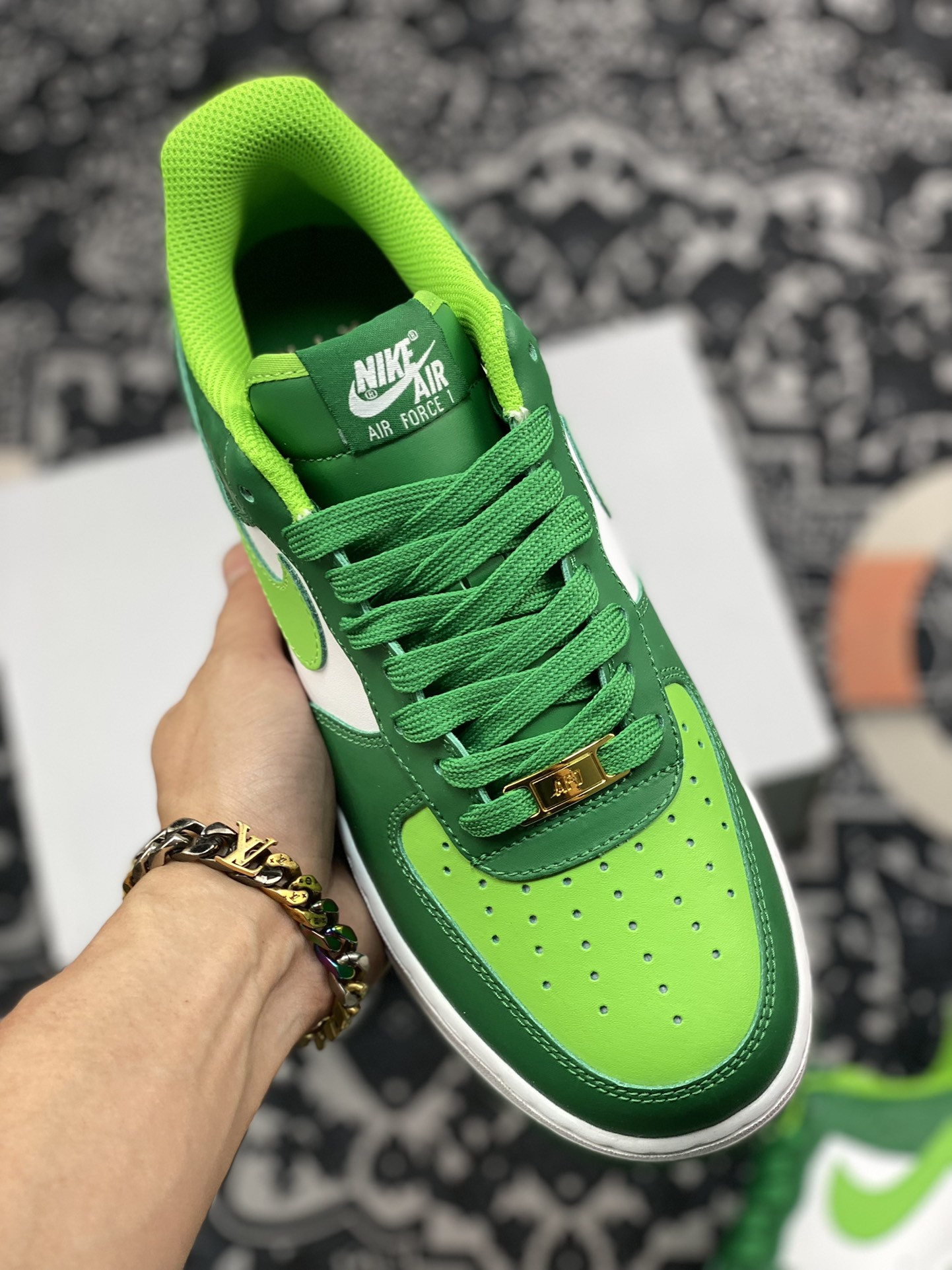 Nike Air Force 1 Low ’St. Patrick’s Day‘ Pine Green/Mean Green/White For Sale