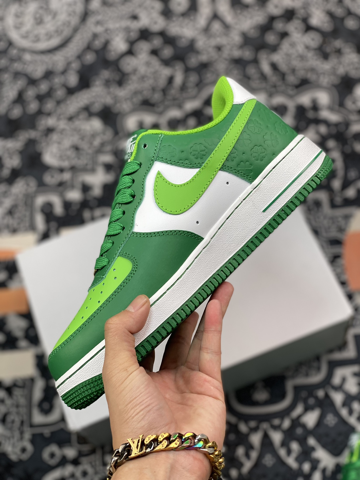 Nike Air Force 1 Low ’St. Patrick’s Day‘ Pine Green/Mean Green/White For Sale