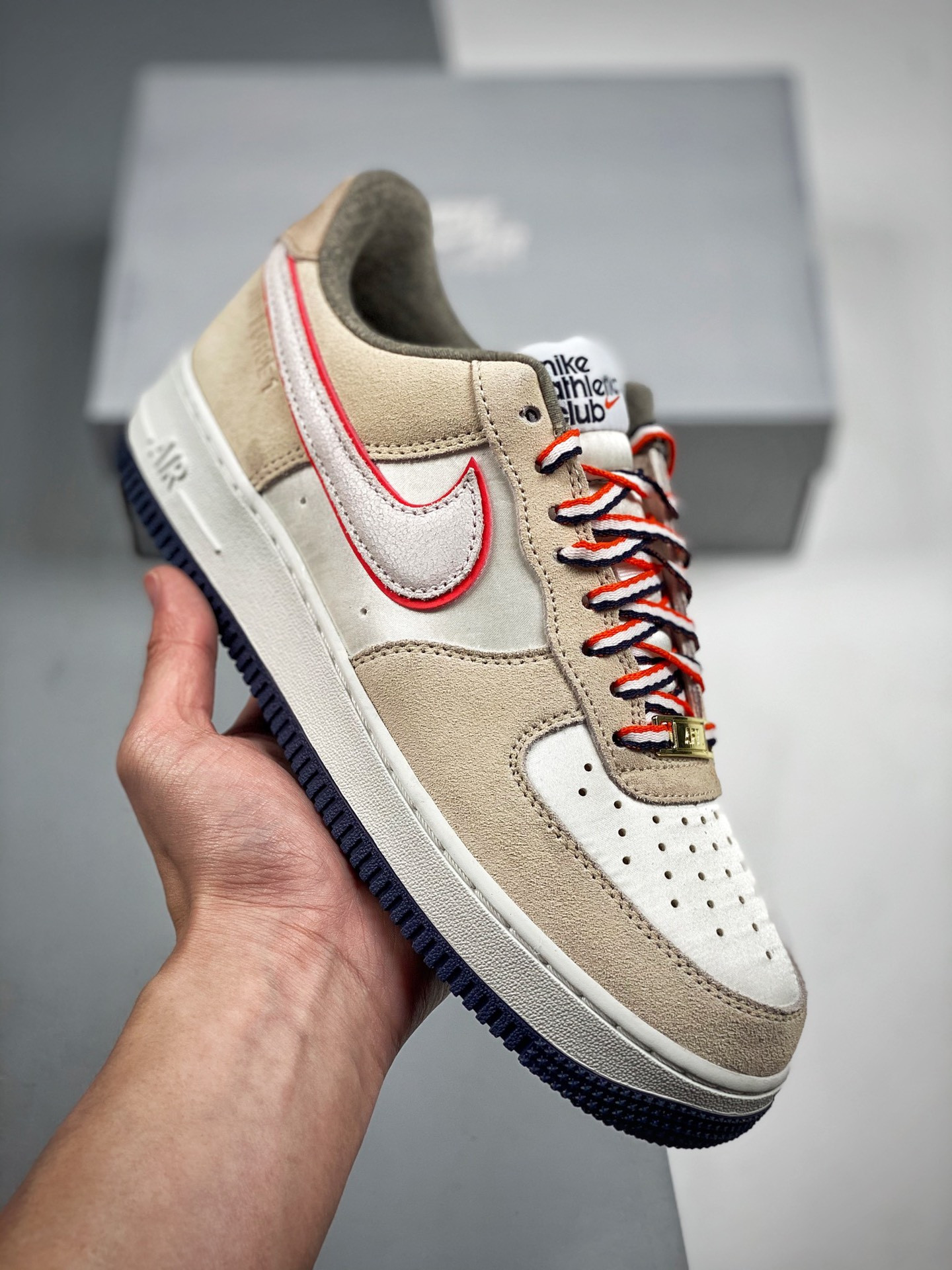 Nike Air Force 1 Low “Athletic Club” Khaki Orange For Sale