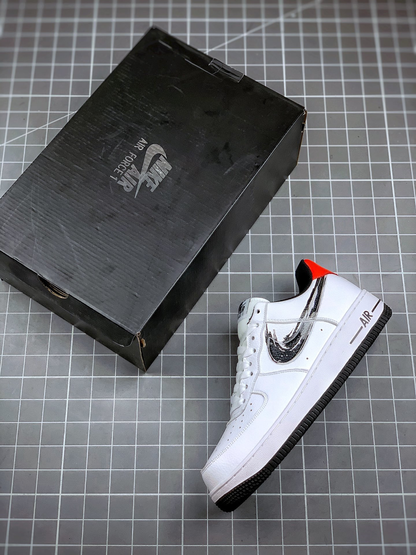 Nike Air Force 1 Low “Brushstroke” White For Sale