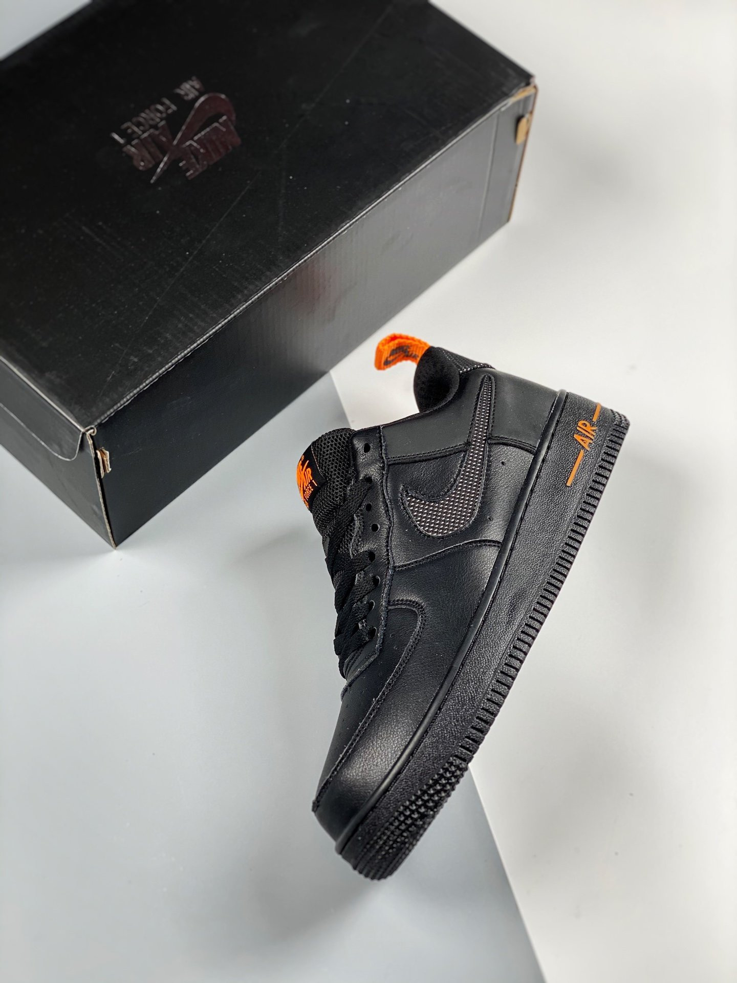 Nike Air Force 1 Low “Cut-Out” Black For Sale