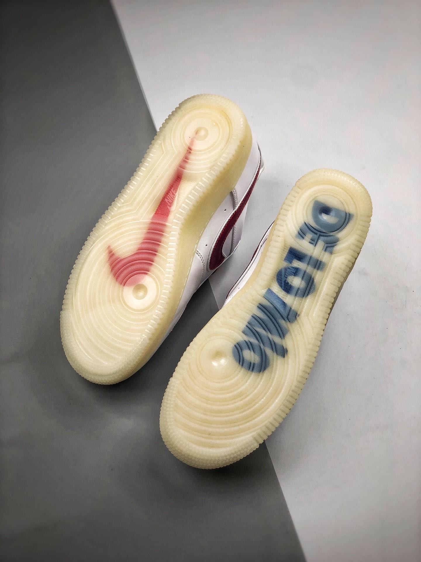 Nike Air Force 1 Low “De Lo Mio” White/University Red-Sport Blue For Sale