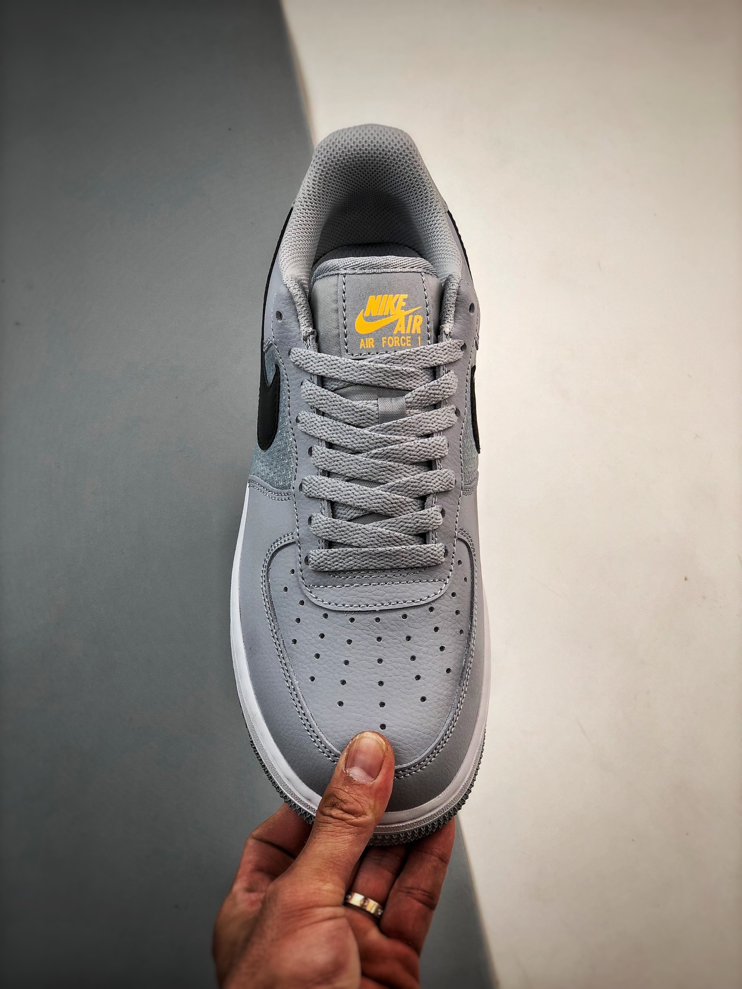 Nike Air Force 1 Low “Double Swoosh” Light Grey For Sale