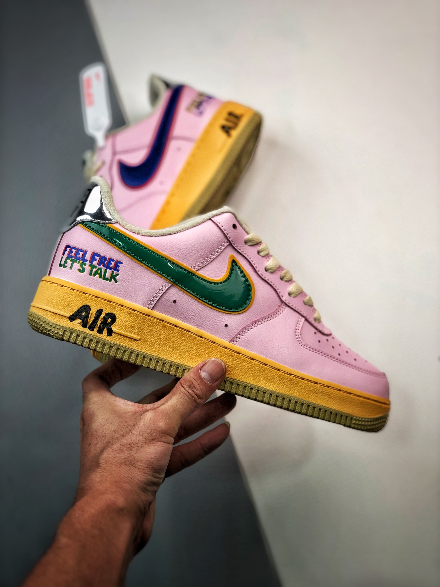 Nike Air Force 1 Low “Feel Free, Let’s Talk” For Sale