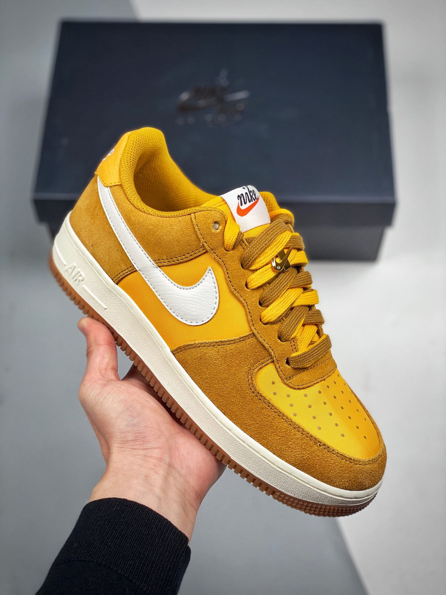 Nike Air Force 1 Low “First Use” University Gold For Sale
