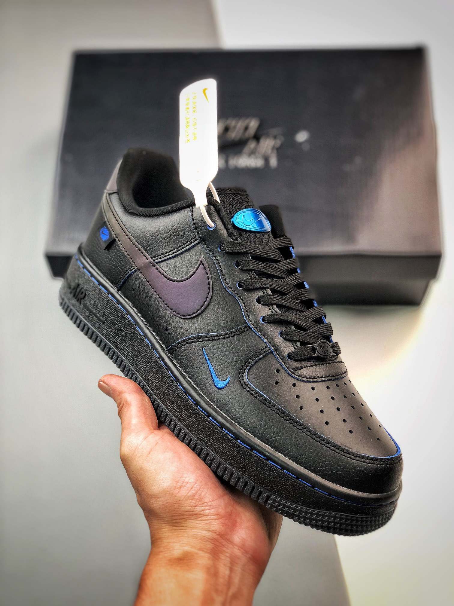 Nike Air Force 1 Low “Global” Black Royal For Sale