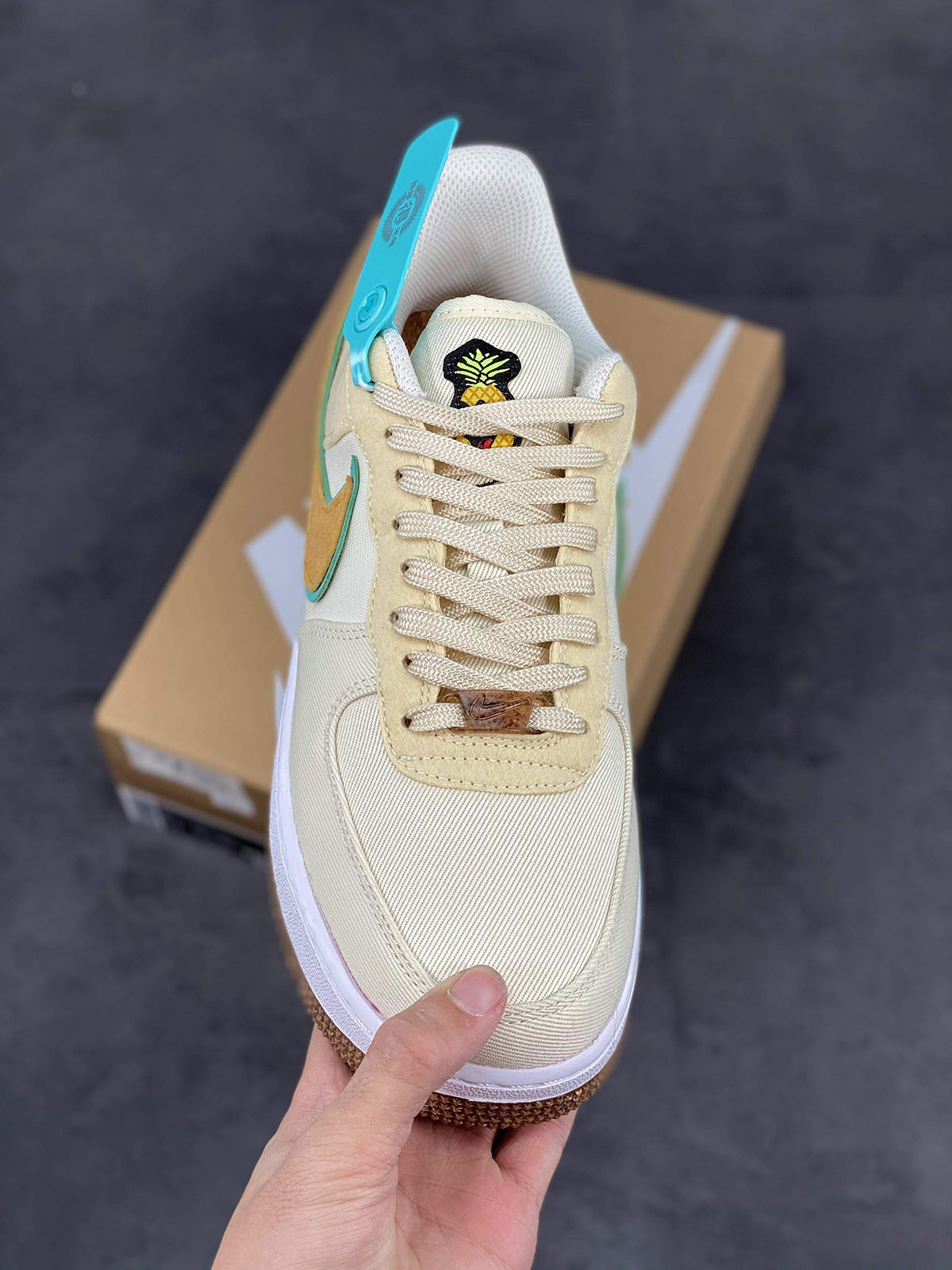 Nike Air Force 1 Low “Happy Pineapple” Coconut Milk For Sale