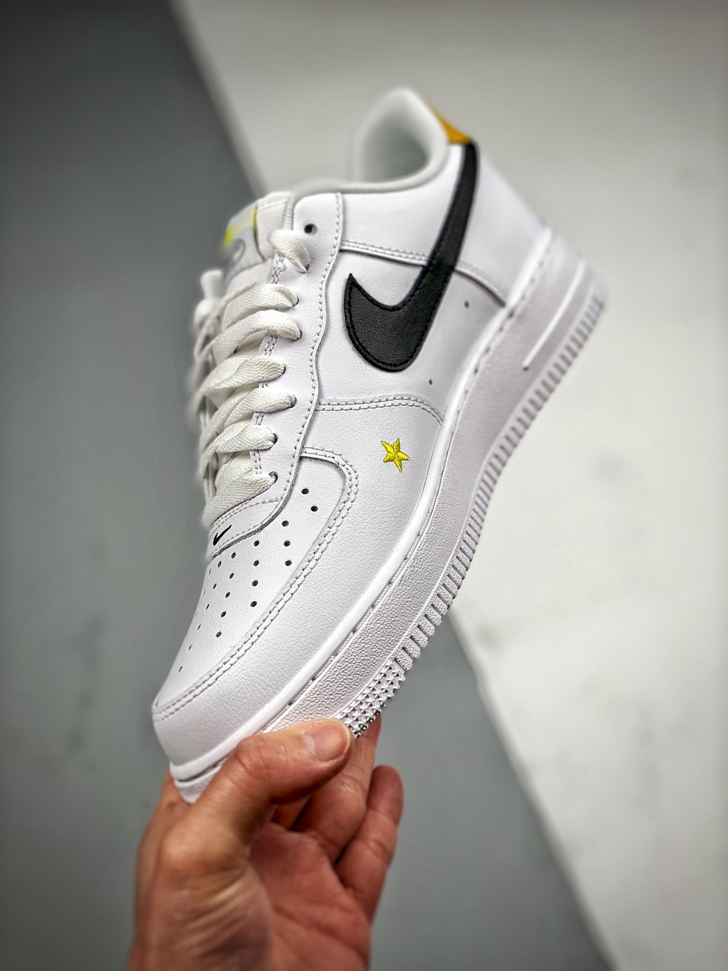 Nike Air Force 1 Low “Have A Nike Day” White Black Yellow For Sale