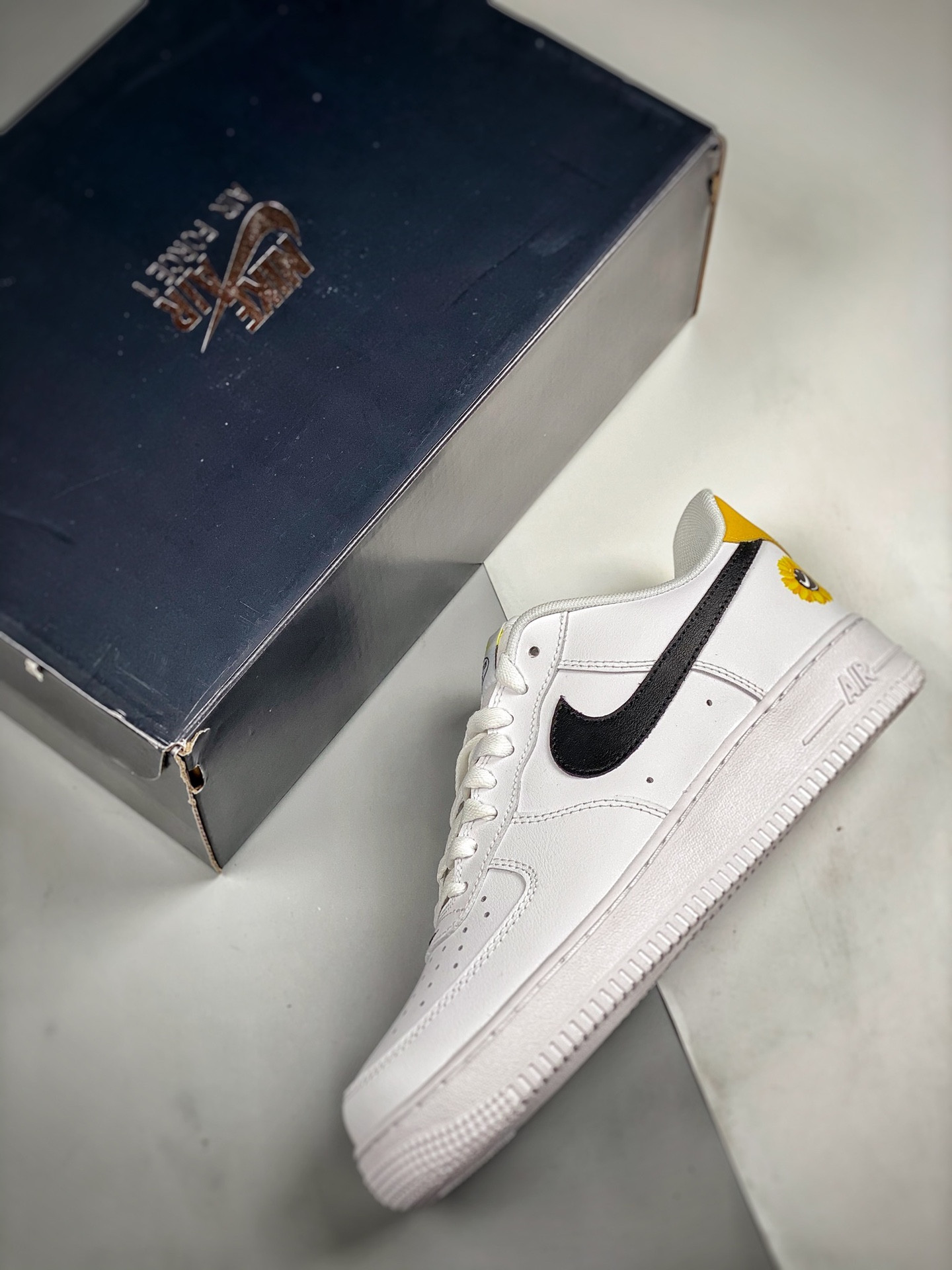 Nike Air Force 1 Low “Have A Nike Day” White Black Yellow For Sale