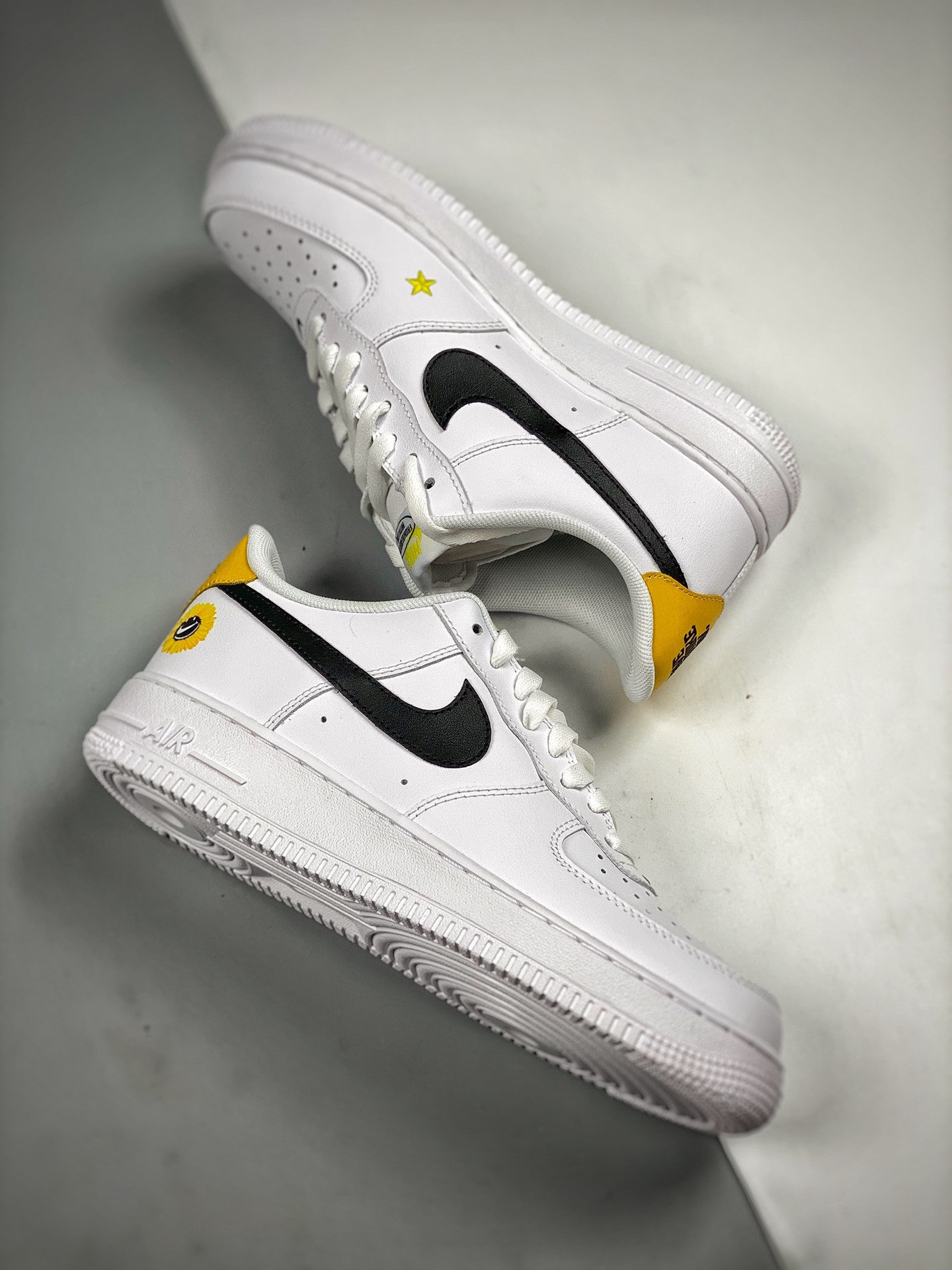 Nike Air Force 1 Low “Have A Nike Day” White Black Yellow For Sale