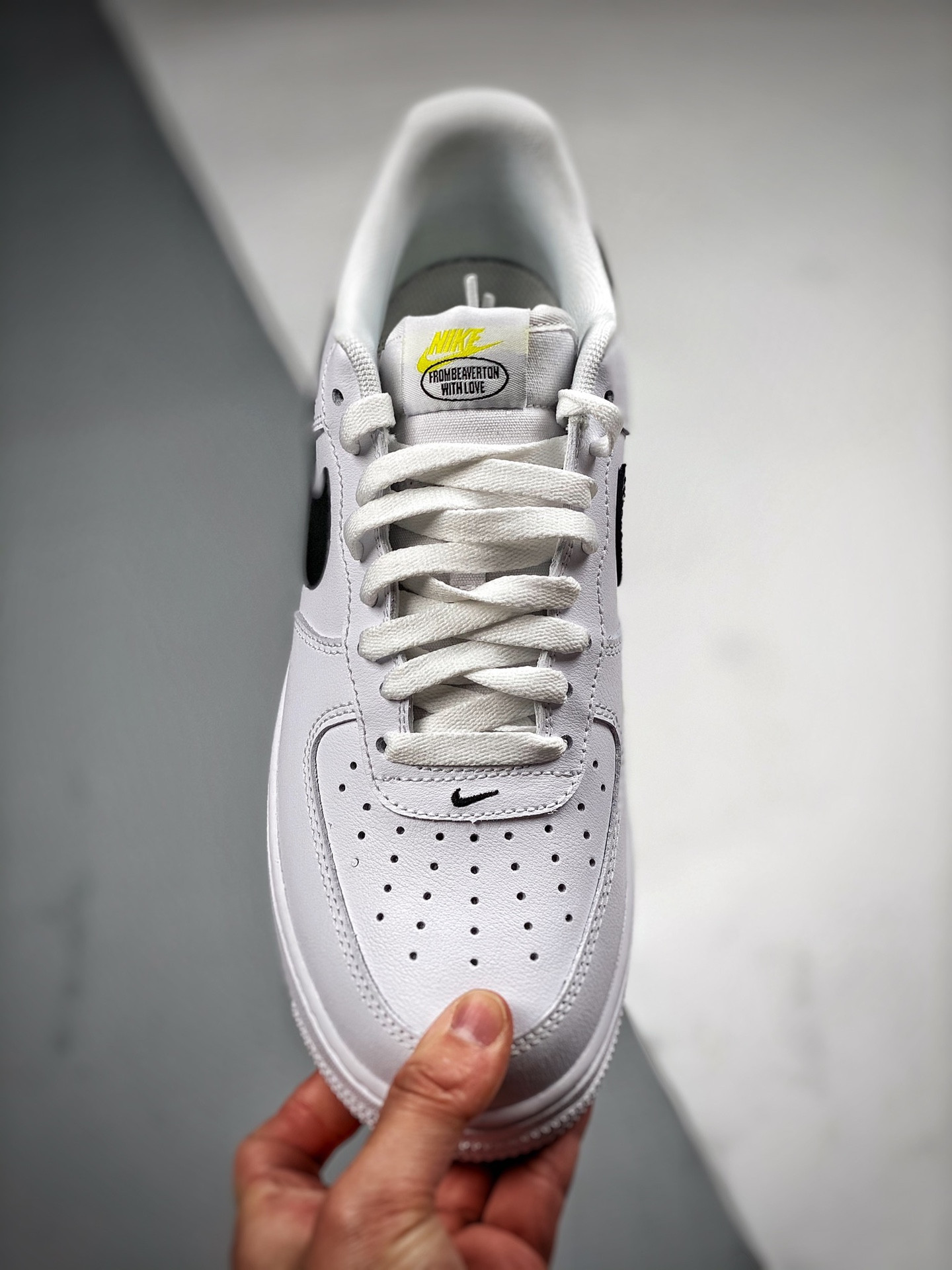 Nike Air Force 1 Low “Have A Nike Day” White Black Yellow For Sale