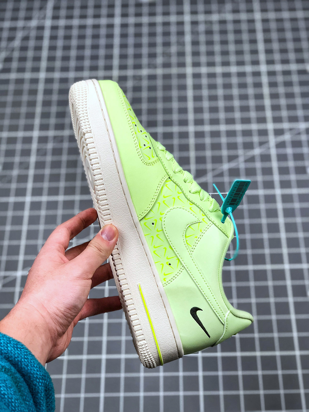 Nike Air Force 1 Low “Just Do It” Neon Yellow For Sale