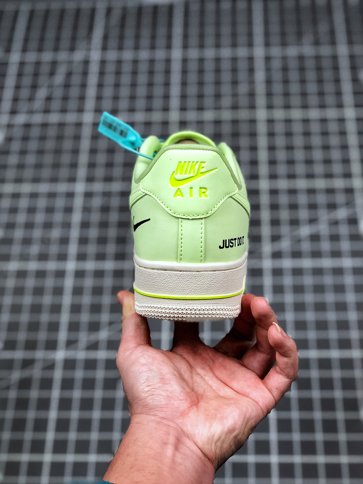 Nike Air Force 1 Low “Just Do It” Neon Yellow For Sale