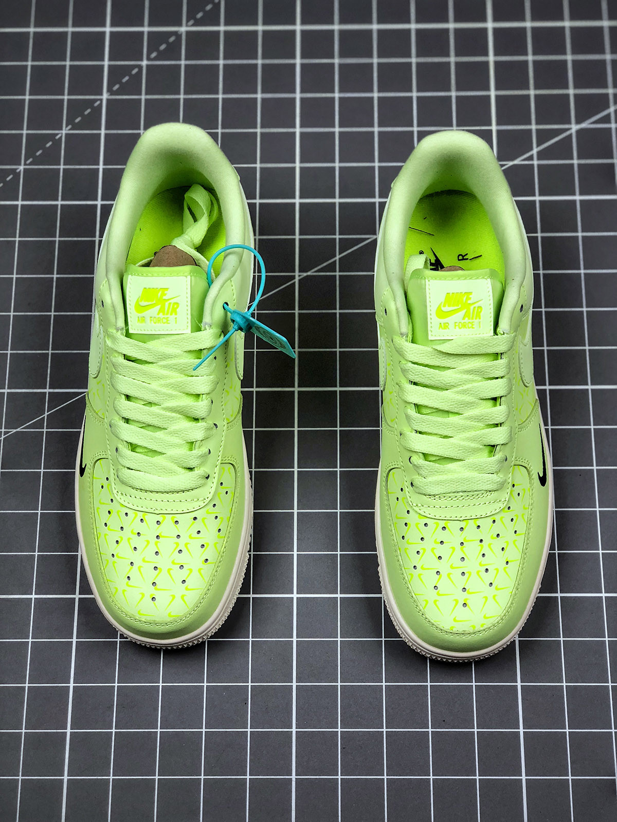 Nike Air Force 1 Low “Just Do It” Neon Yellow For Sale