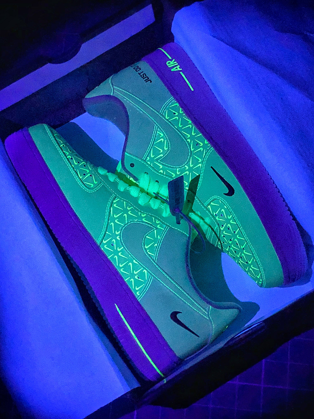 Nike Air Force 1 Low “Just Do It” Neon Yellow For Sale