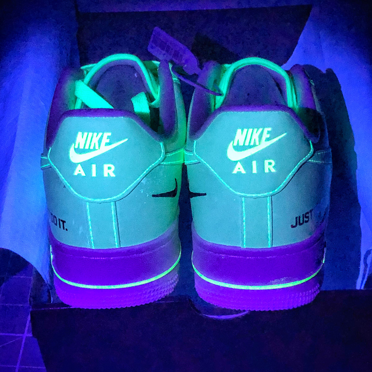Nike Air Force 1 Low “Just Do It” Neon Yellow For Sale