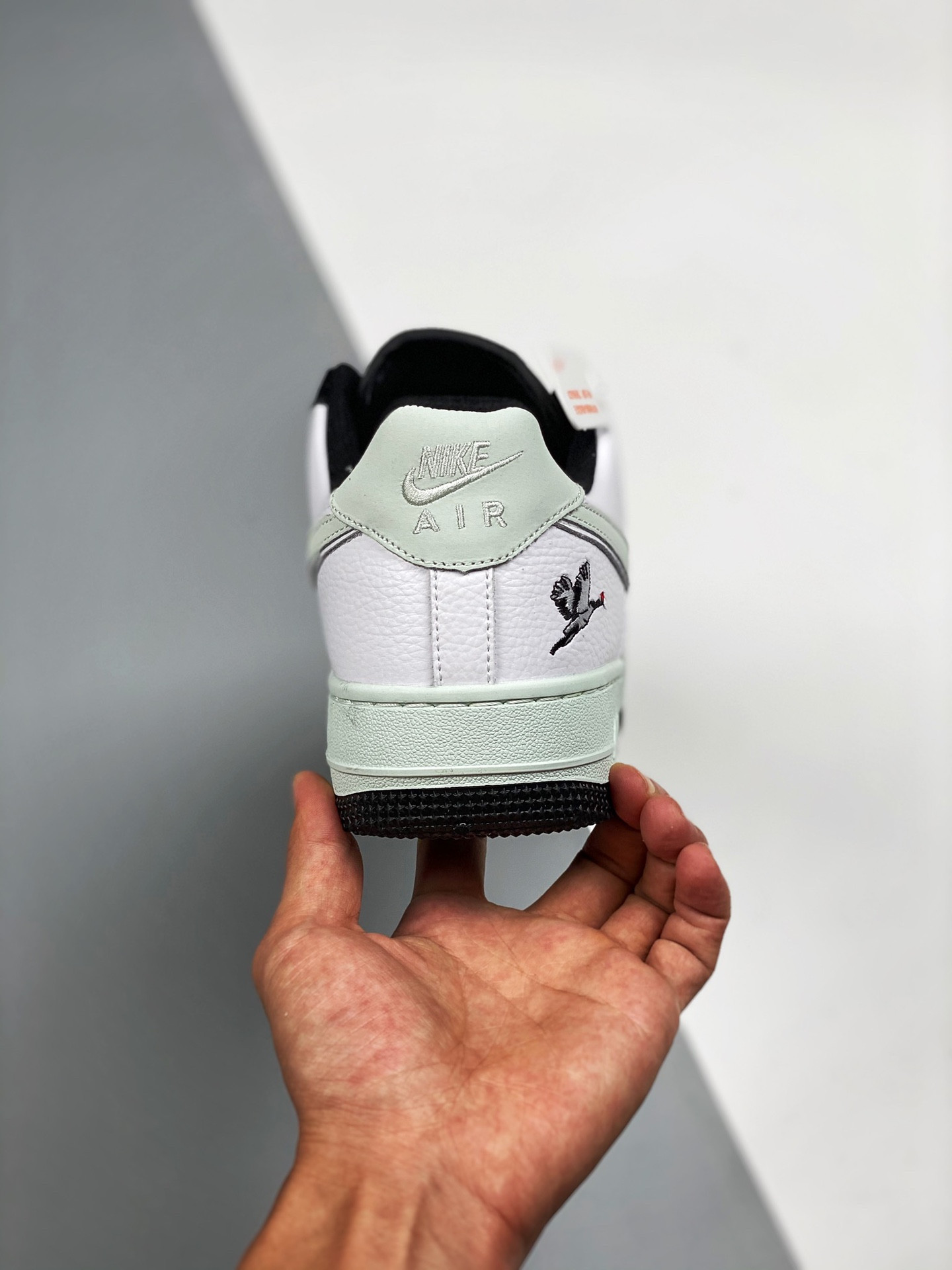 Nike Air Force 1 Low “Milky Stork” White/Photon Dust-Black-Chile Red For Sale