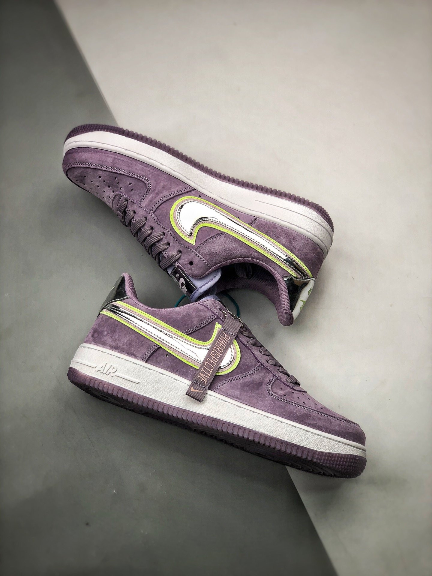 Nike Air Force 1 Low “P(Her)spective” Violet Star/Chrome-Washed Coral-Barely Volt