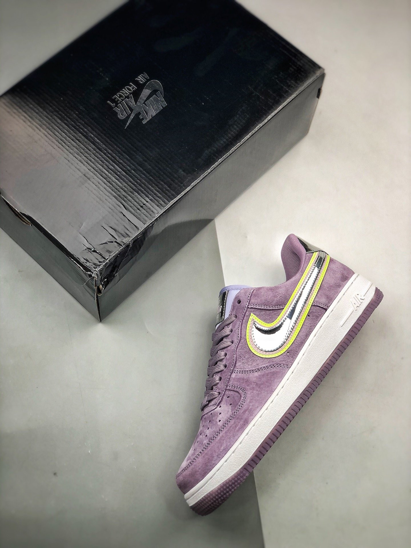Nike Air Force 1 Low “P(Her)spective” Violet Star/Chrome-Washed Coral-Barely Volt