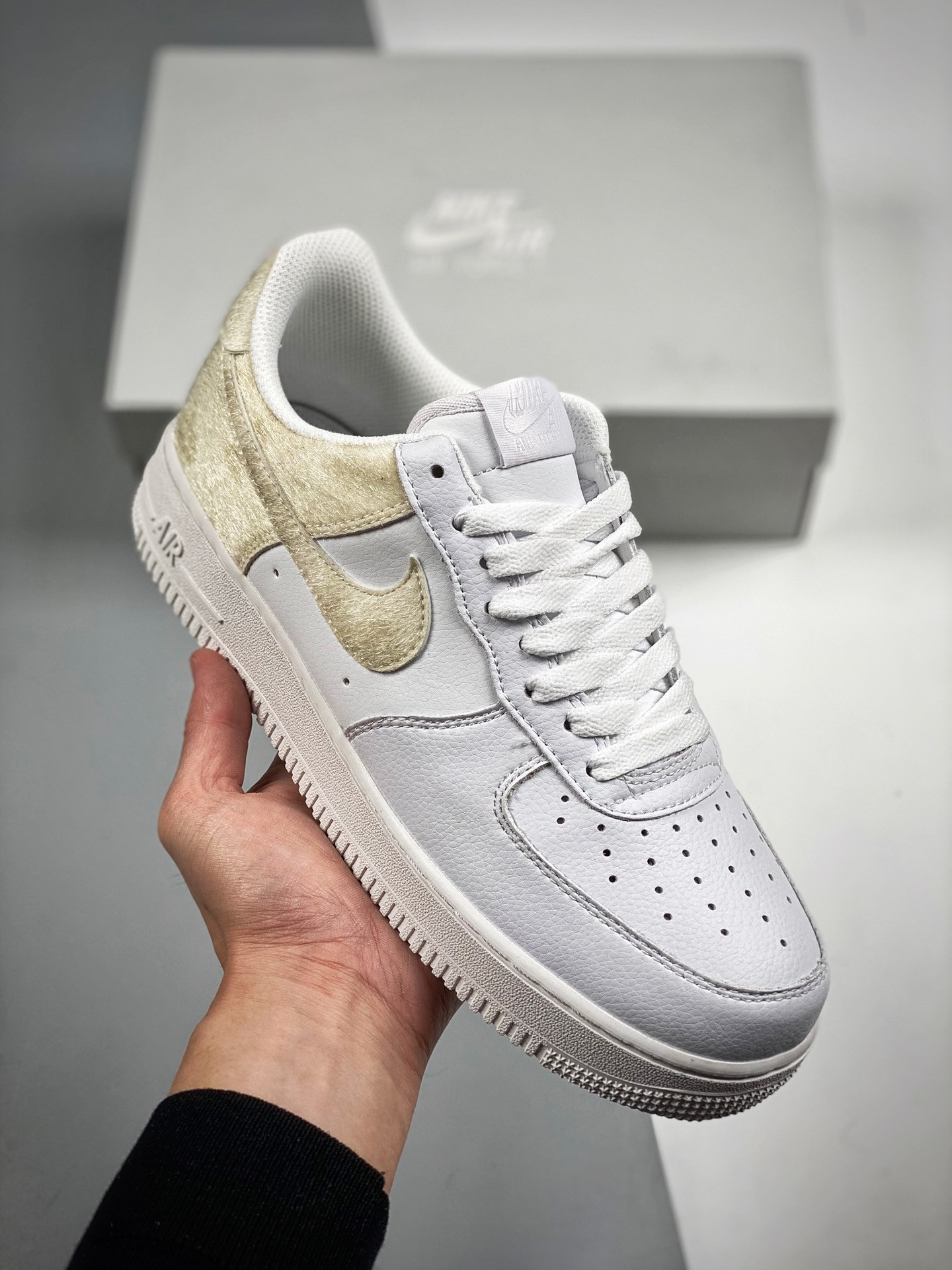 Nike Air Force 1 Low “Pony Hair” Photon Dust/White For Sale