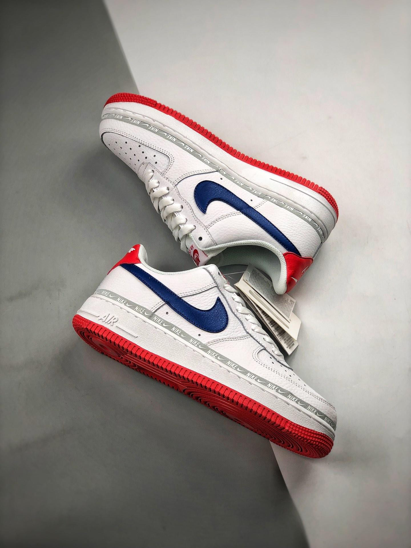 Nike Air Force 1 Low “Puerto Rico” Red White Blue For Sale